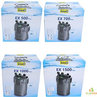 Tetra buitenfilter Ex serie - 500 - 700 - 1000 - 1500 plus