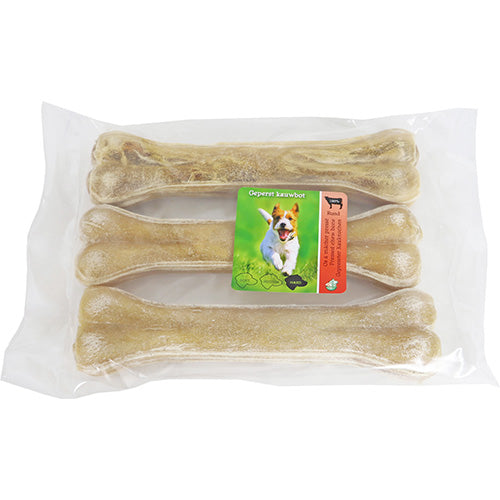 Gepresster Knochen im Beutel verpackt