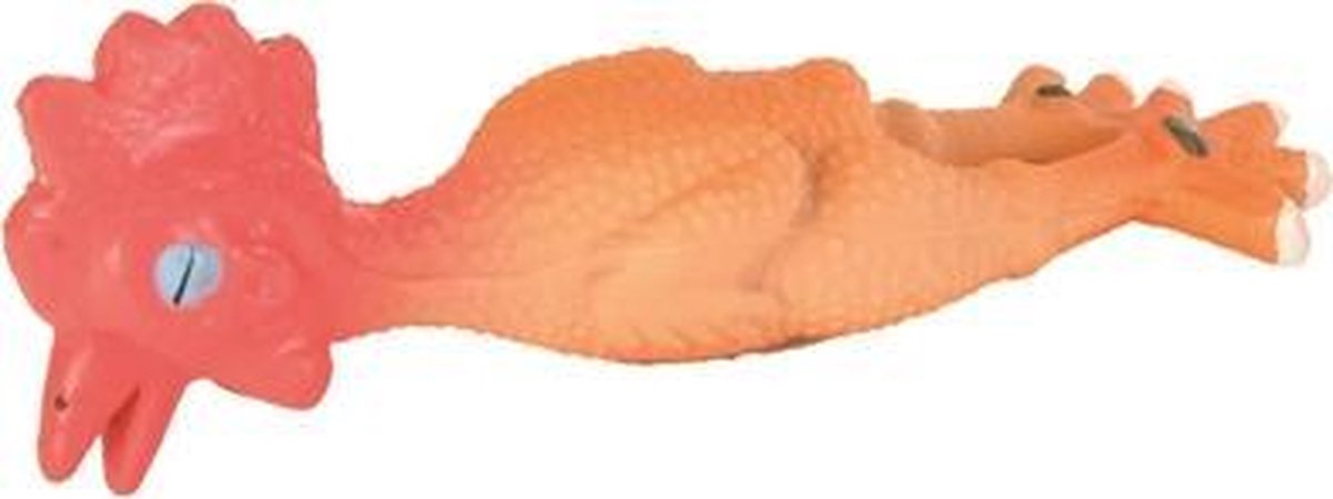 Trixie poulet en latex avec son 15 cm
