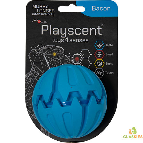 Jack and Vanilla Playscent bal met smaak kip - runds - bacon - 8 cm