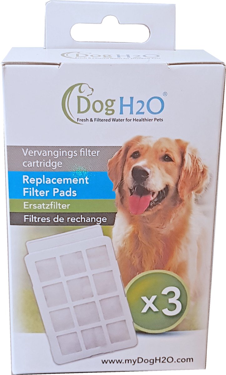 Filtercartridge voor Waterfontein H2O 3 stuks