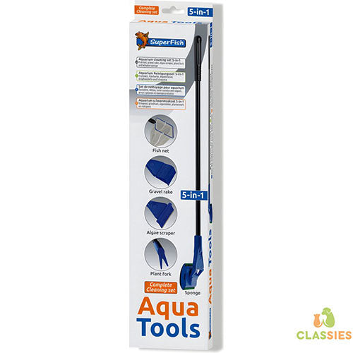 Superfish Aqua Tools - Aquarium Schoonmaakset - 5 in 1 set