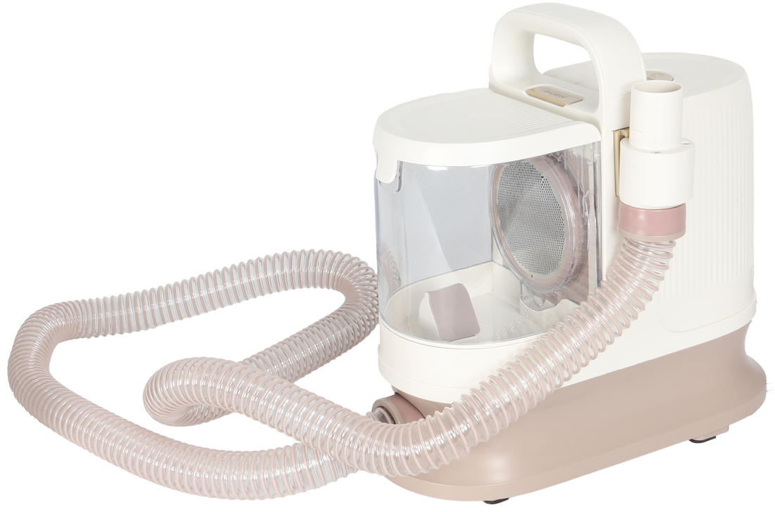 GD. EDI Komplettes Hundefellpflegeset, Staubsauger & Haarschneidemaschine in einem! - 1,3 Liter - 6 in 1