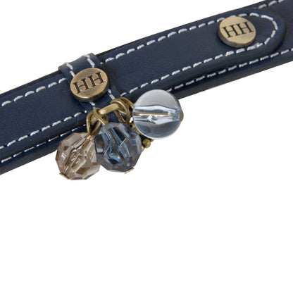 Happy house fashion halsband blauw in verschillende maten
