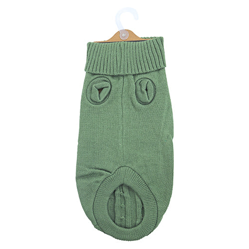 Pull torsadé Boony vert