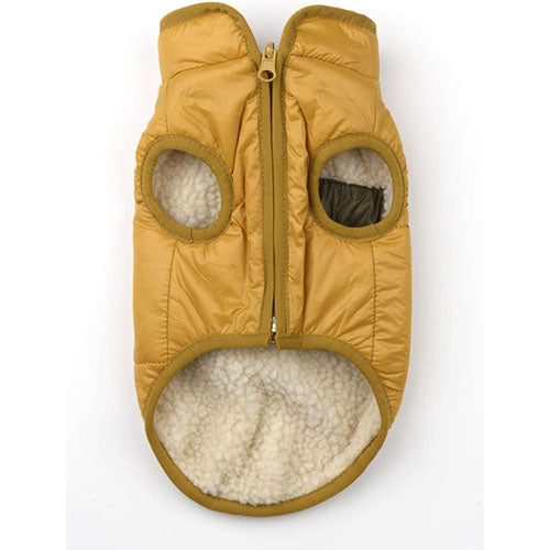 51 Degrees North Jules Coat 2 in 1 Hondenjas  - Beige/Oker Geel - Ruglengte: 40 cm