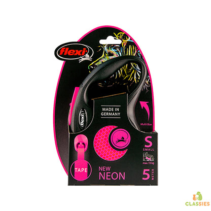 Flexi ruban rétractable flashy New néon - réfléchissant