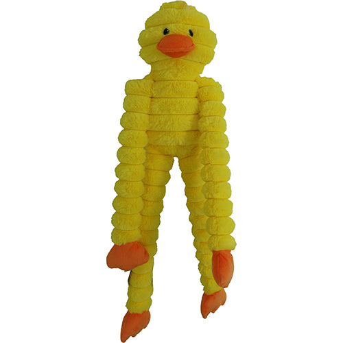 Boony speelgoed eend corduroy met piep 90cm