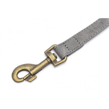 Beeztees Balacron Ax Kunstleren Hondenriem - Grijs - 100 cm x 20 mm