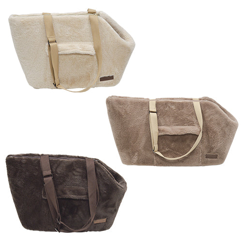 Animal Boulevard Champs-Elysees – Draagtas voor Honden – Luxe Imitatiebont met Uitneembaar Kussentje – Verkrijgbaar in 3 kleuren