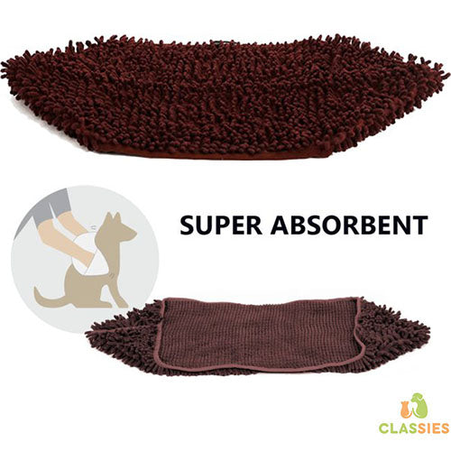 51 Degrees North Clean &amp; Dry Handdoek - Bruin - Afmetingen: 80x41 cm