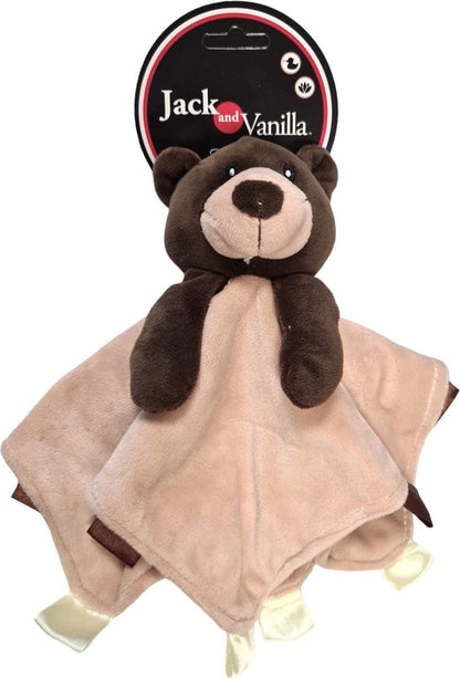 Jack And Vanilla Baby Hug Deken Beer - Puppyspeeltje - Kalmerend speeltje hond of pup