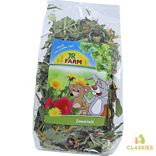 JR Farm Ruwe Knaagdiersnack - Zomerveld - 100 gram