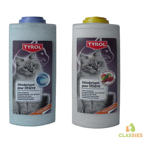 Tyrol kattenbak deo 700 ml luchtjesverdrijver voor strooisel