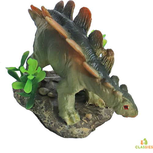 Boon Aqua Deco Ornement Dinosaure Stégosaure 10x5,5x5,5 cm