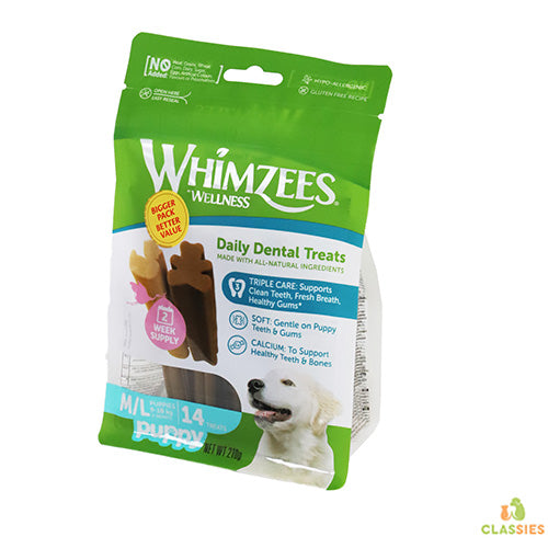 Whimzees dental stix puppy - puppy pakket