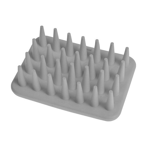 FIBOO - Kattenborstel - Massage Borstel - ECO - Harde Variant - 9x6,4x3,8 cm - 1 stuk