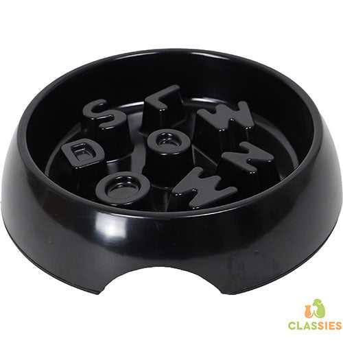 De Boon Slowfeeder Slowdown Zwart - ø25 cm Classies