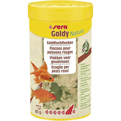 Nourriture pour poissons rouges sera Goldy Nature en différentes tailles