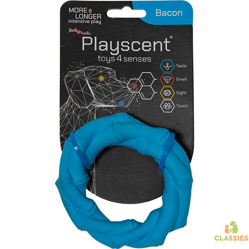 Jack and Vanilla Playscent ring met kip - bacon of rundssmaak - 11 - 14 cm