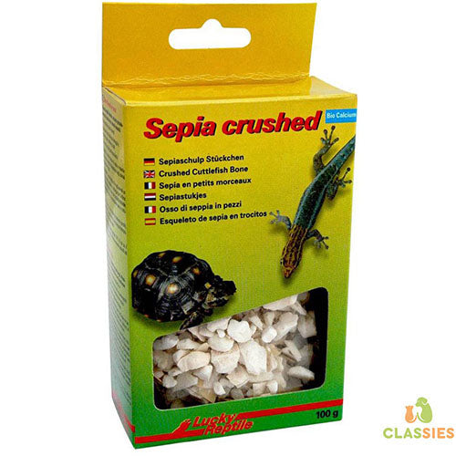 Lucky Reptile Sepia Crushed 100 gram Classies