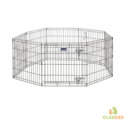 Savic hondenren dog park zwart - 3 maten