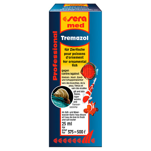 Sera med Professional Tremazol - douves des branchies et de la peau