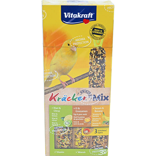 Vitakraft Kanarie Kracker - Sinaasappel &amp; Sesam &amp; Kiwi