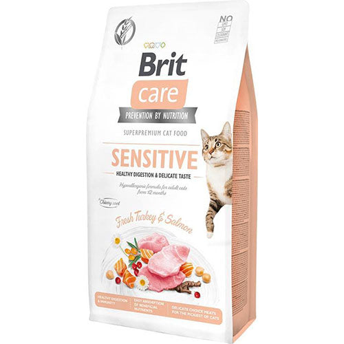 Brit Care Cat - Sensitive Healthy Digestion &amp; Delicate Taste 7 kg