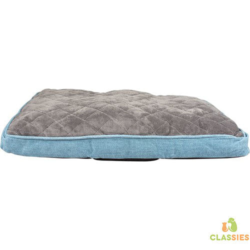 Duvo+ Hondenkussen Tweed Sky Blauw/Grijs - Maat M: 71x48x8cm Classies