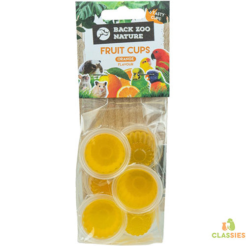 Fruitcups in verschillende smaken voor vogels per 6 stuks