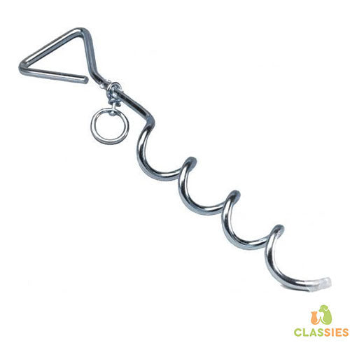 Duvo+ Inox Aanlegpen Aanlegspiraal Grondanker 40 cm