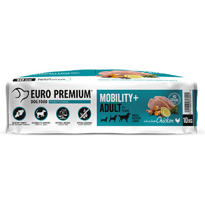 Euro Premium Adult Mobility + Graanvrij Chicken 10 kg
