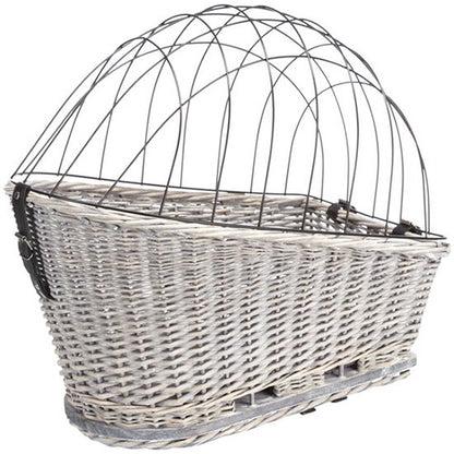Trixie - Fietsmand - Bagagedrager - Met Rooster - Grijs - 55X35X49 cm