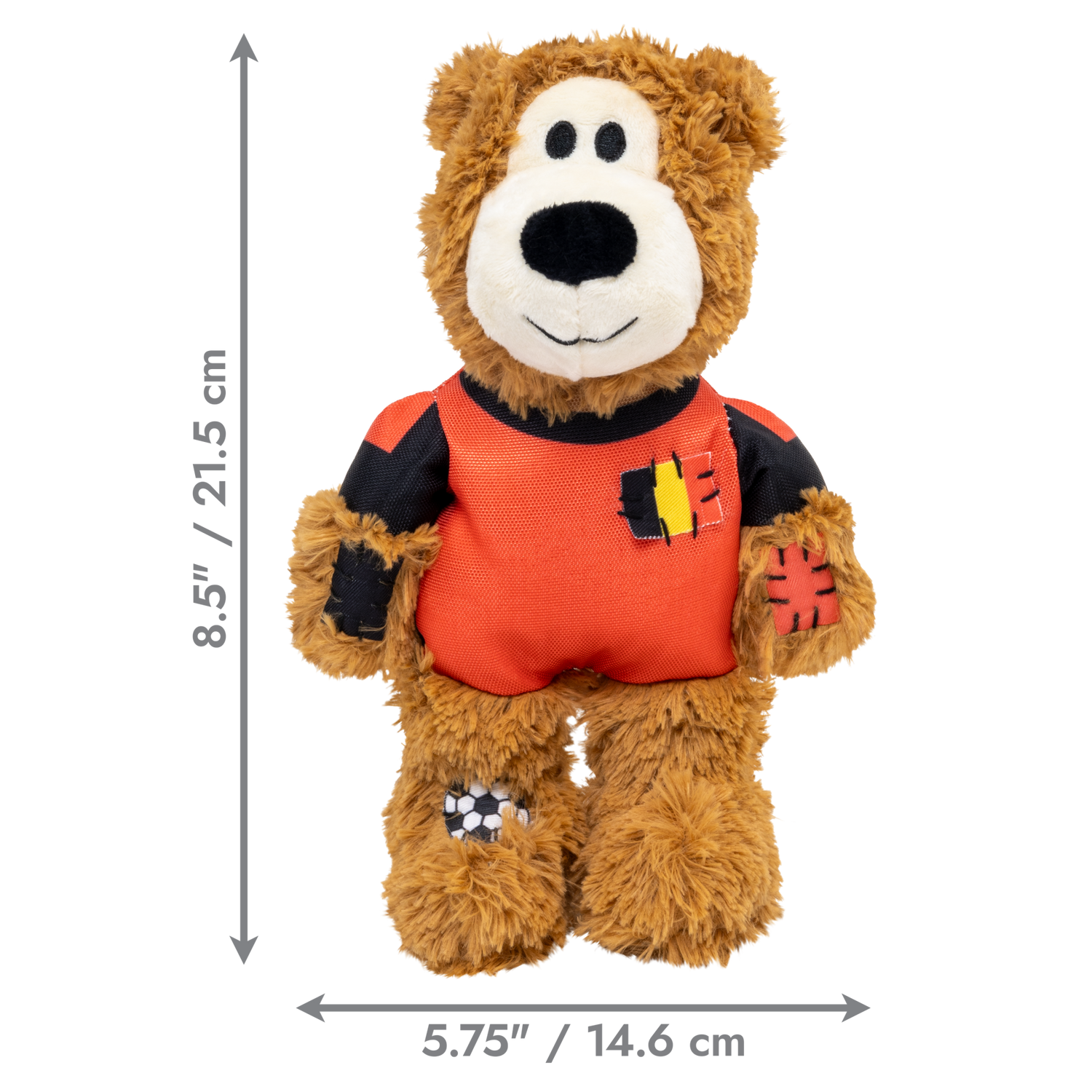 Kong wild knots sports bear medium België Belgisch voetbalbeertje