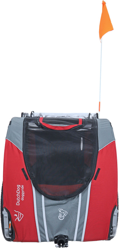 DoggyRide fietskar Novel 20 cabin only, rood/grijs (zonder trekstang)