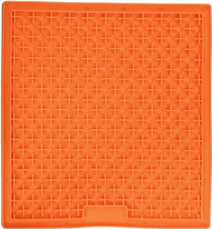 Lickimat Buddy - Voermat - Slow feeder - 20 cm - Oranje