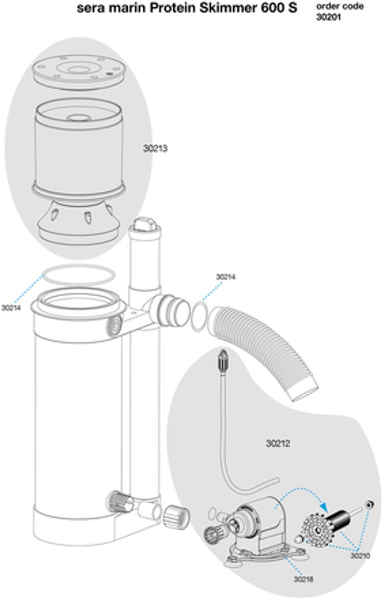 Sera Marin Eiwitafschuimer 600 S