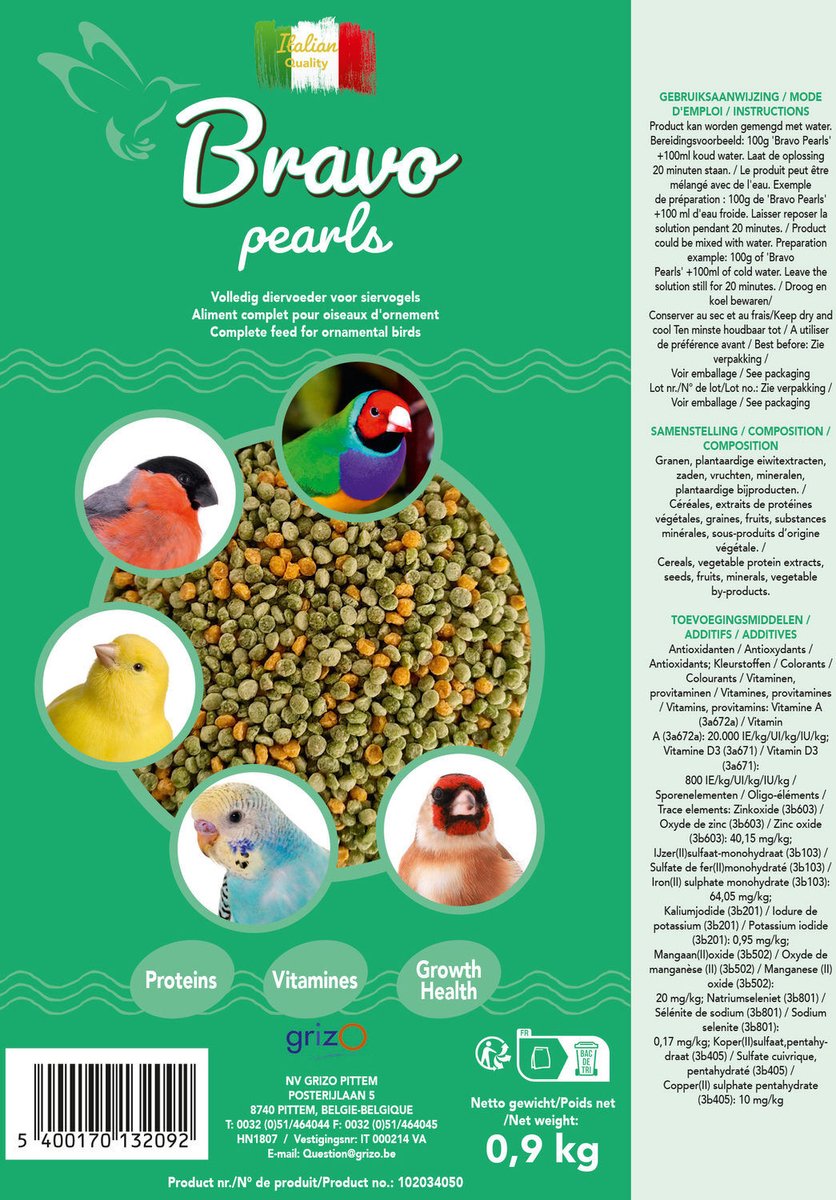 Bravo perles petit sachet 0,9 kg