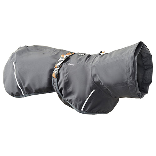 Hurtta - Mudventure Coat - 4 seizoenen regenjas - geel - grijs - bordeaux