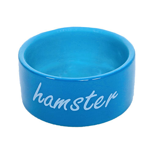 Boony hamster eetbak steen - groen - blauw - grijs - 8 cm