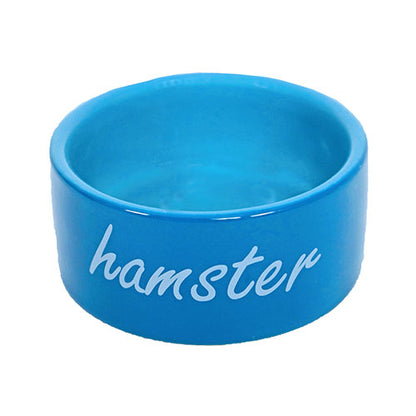 Boony hamster eetbak steen - groen - blauw - grijs - 8 cm