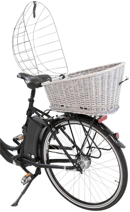 Trixie - Fietsmand - Bagagedrager - Met Rooster - Grijs - 55X35X49 cm