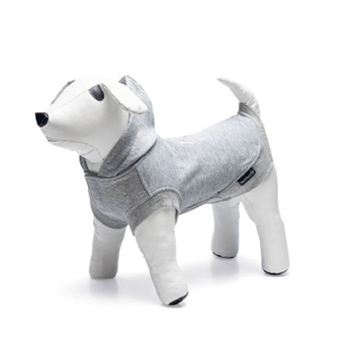 Beeztees Palu Hoodie Hondentrui - Lichtgrijs - Ruglengte: 32 cm Classies