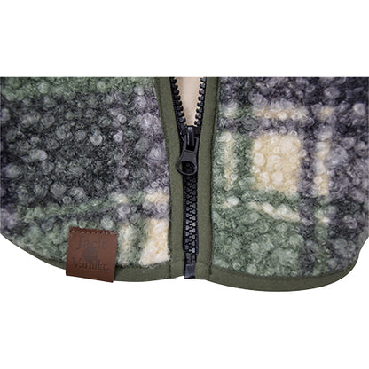 Jack and Vanilla Dogwalk Jacket Tartan - Hondenjas met Verstelbaar Harnas - Groen of Bruin - Verkrijgbaar in 7 maten
