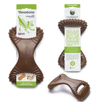 Benebone Dental Chew Pindakaas - Bacon - Braadkip