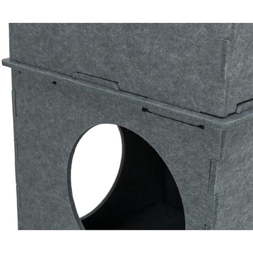 Trixie Nele Katten Toren uit Vilt -  38x38x105 cm
