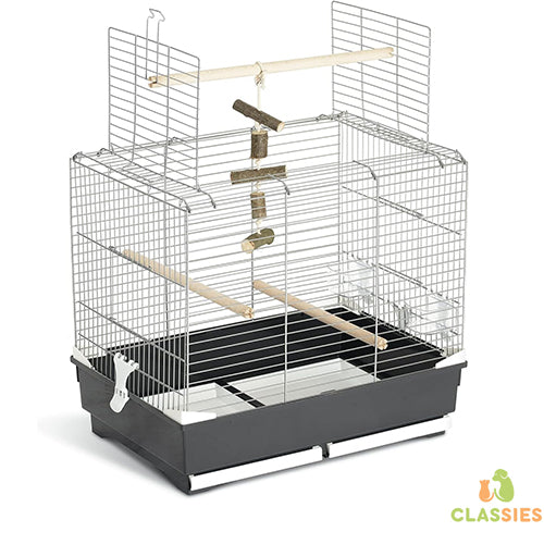 Vogelkooi  Ivonne Chroom 66 x 45 x 60 Cm