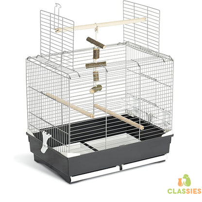 Vogelkooi  Ivonne Chroom 66 x 45 x 60 Cm