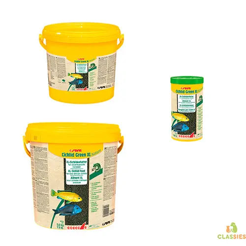 sera Cichlid Green XL Nature - 1000 - 3800 ml - 3,6 kg Classies